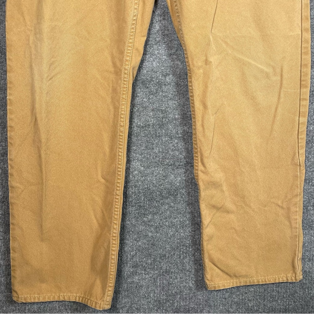 Filson Mens‎ 40X34 Khaki Tan 5 Pocket Canvas Workwear Pants Made in USA - Picture 8 of 14